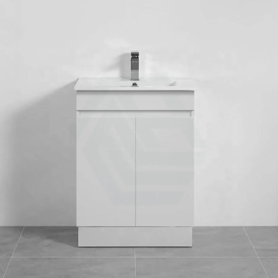 2-Door Narrow 600/750/900mm Freestanding Bathroom Vanity with Kickboard 600/750/900mm Multi-Colour Cabinet Only