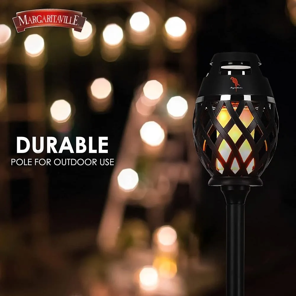 2-Pack: Margaritaville Bluetooth LED Flame Tiki-Torch Speaker