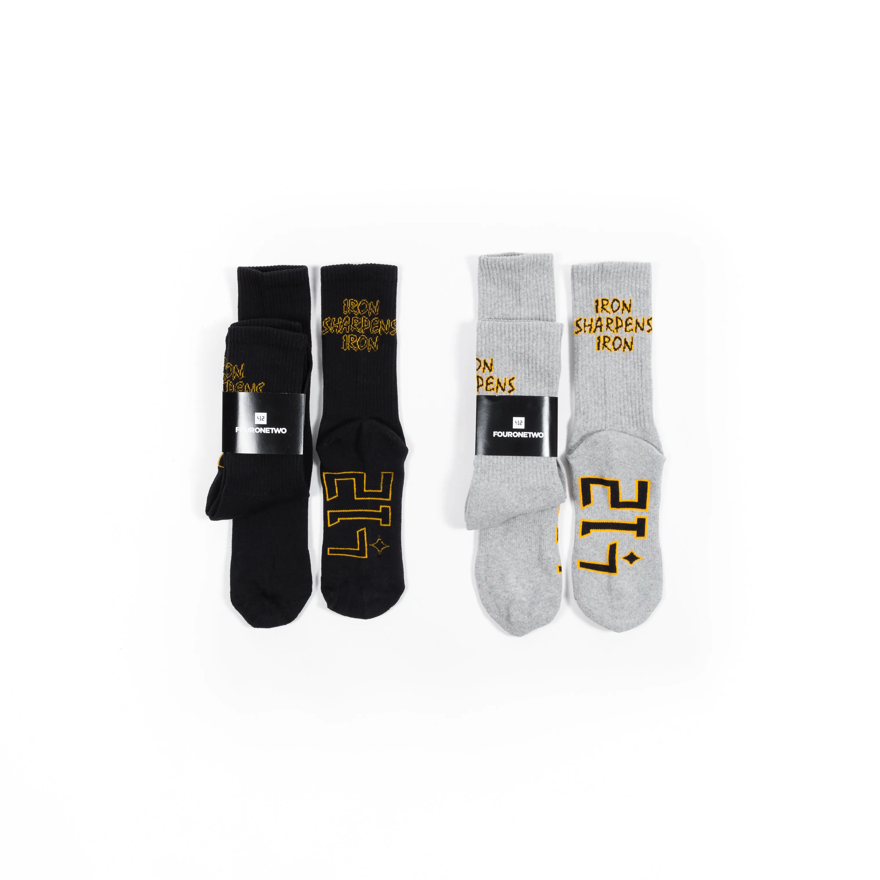 412® Iron Sharpens Irons Knit Sock