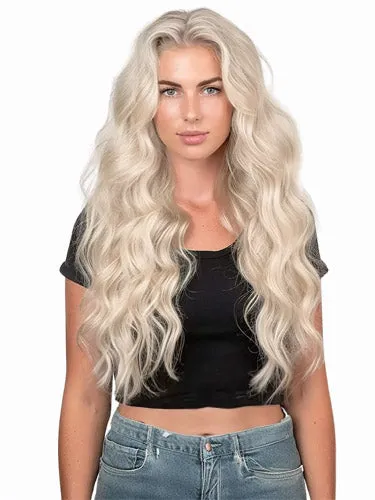 #60 Light Blonde｜Luxury Russian Remy Human Hair, Double Drawn, Tape Extensions