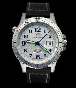 Air Commando D44 S (Silver Guilloché) Leather