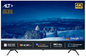 ALT 108 cm (43 inch) Premium Series 4K Ultra HD QLED Google Smart TV 43QUGA1 (Black) 2023 Model