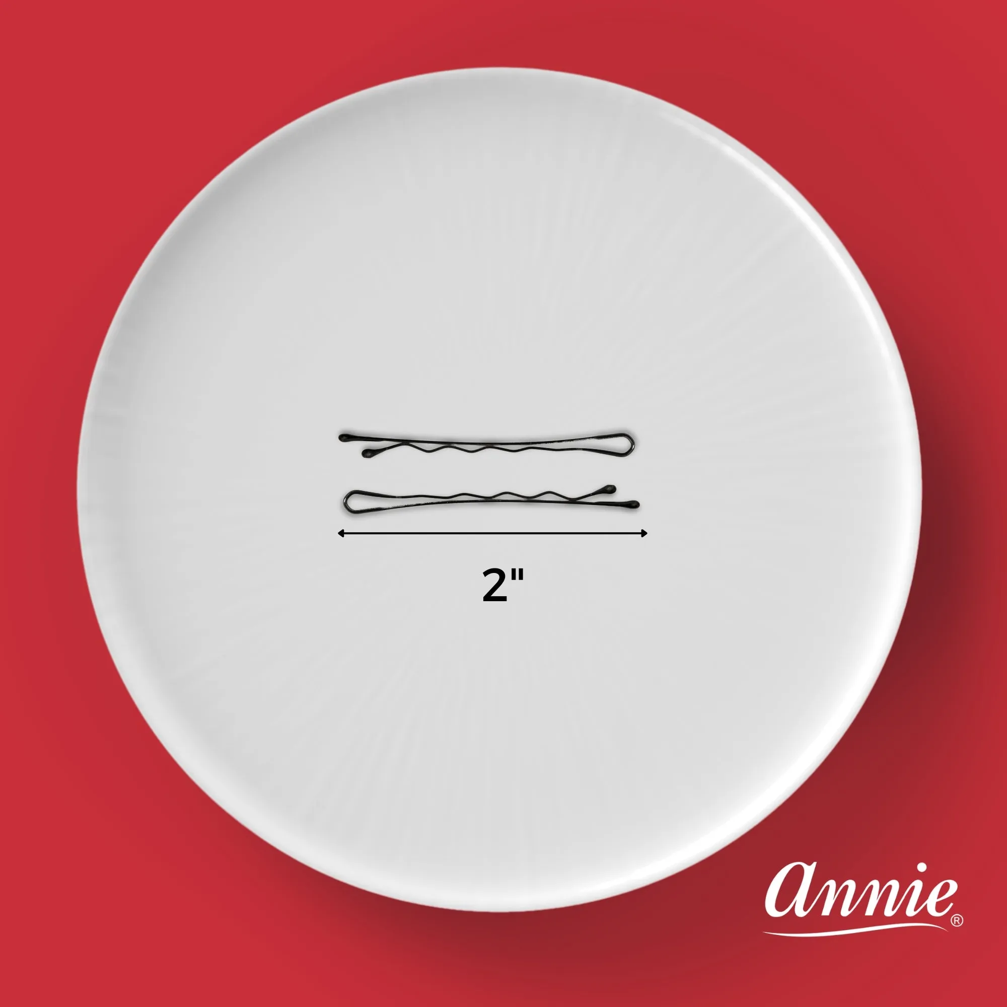 Annie Bob Pins 2In 1Lb Black