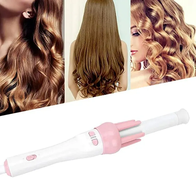 Automatic 360° Rotating Hair Curler Stick