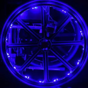 BeDazzleLiT 8 Function LED Wheel Light - Navy Blue