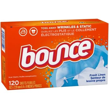 Bounce Fresh Linen Fabric Softener Dryer Sheets 120ct