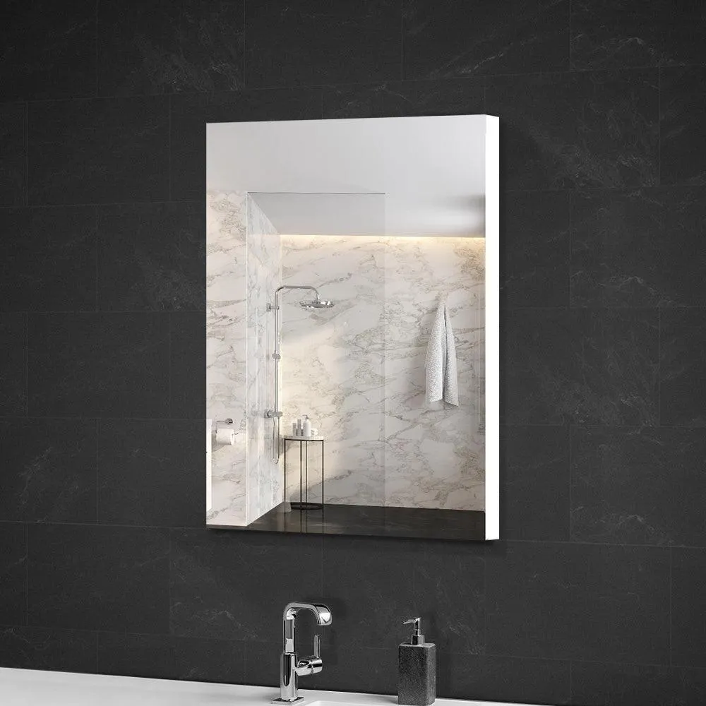 Cefito Bathroom Vanity Mirror with Storage Cavinet - White