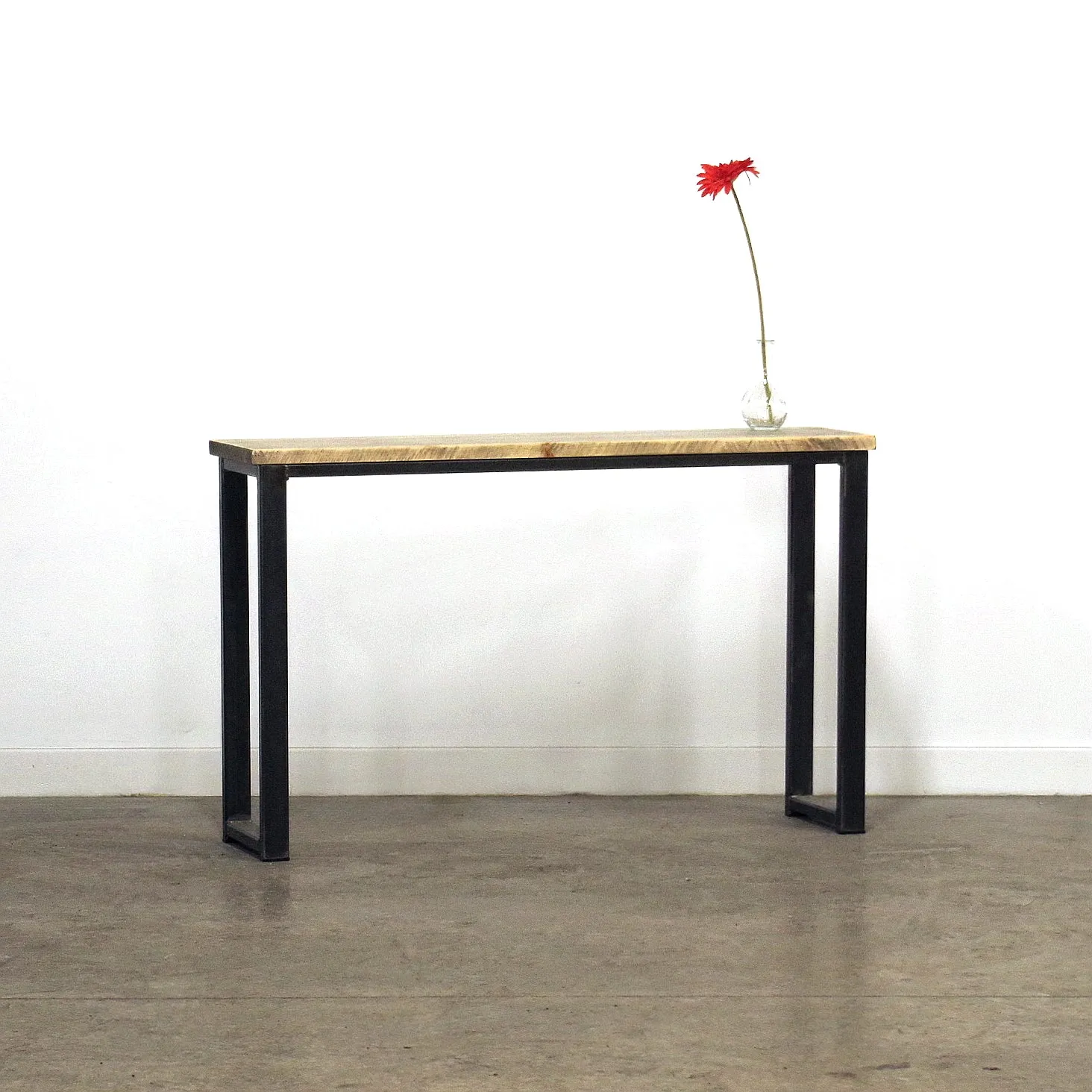 Console Table Nº 1 - Gun Metal / Pine