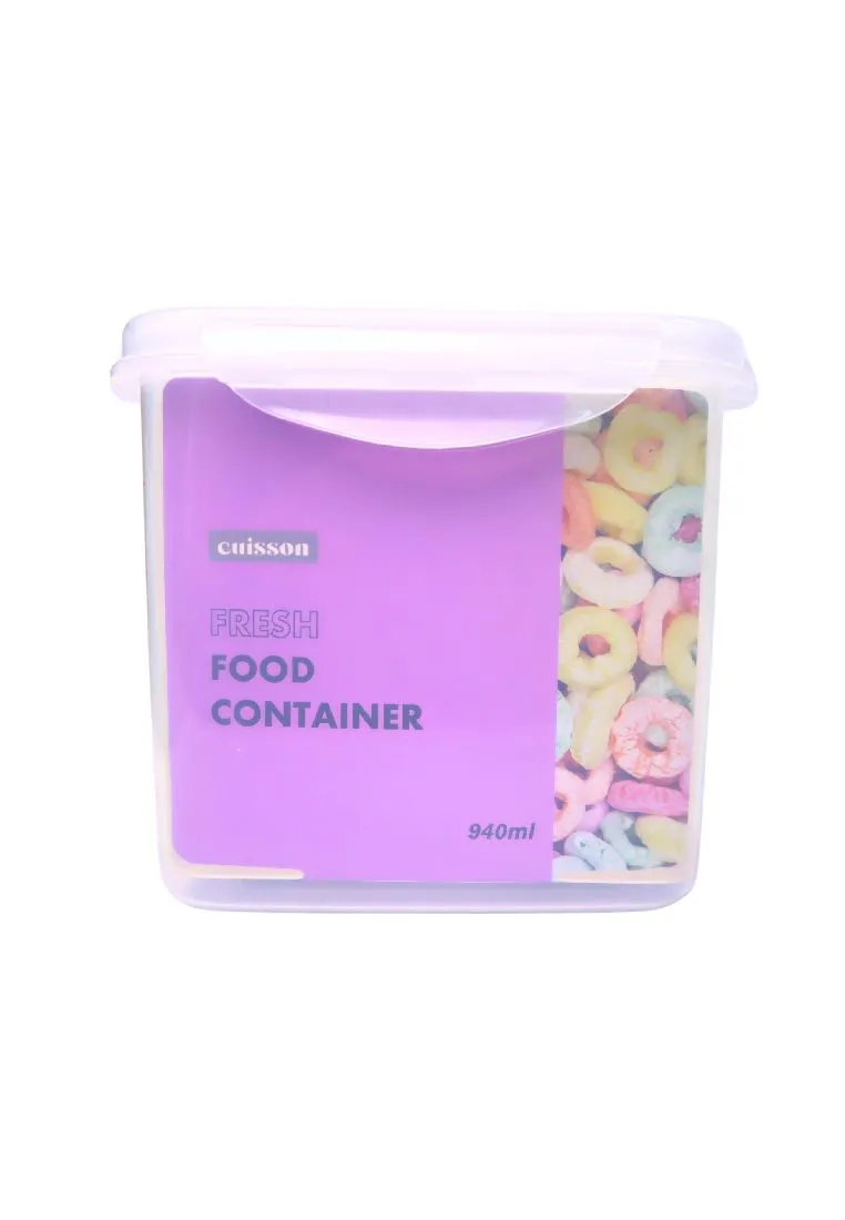 Cuisson Rectangular Airtight Food Container 940ml