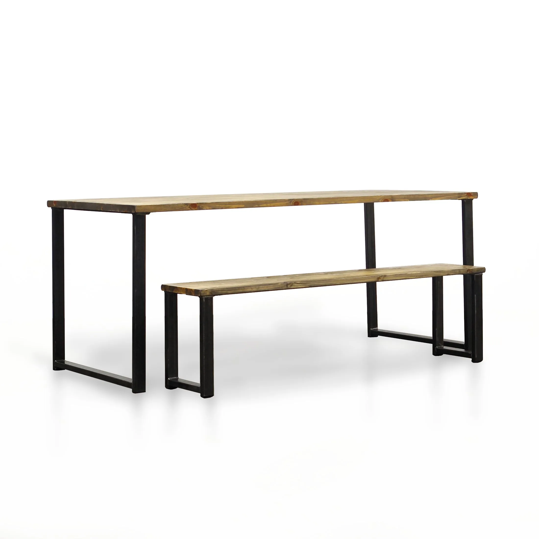 Dining Table Nº 1 - Gun Metal / Pine