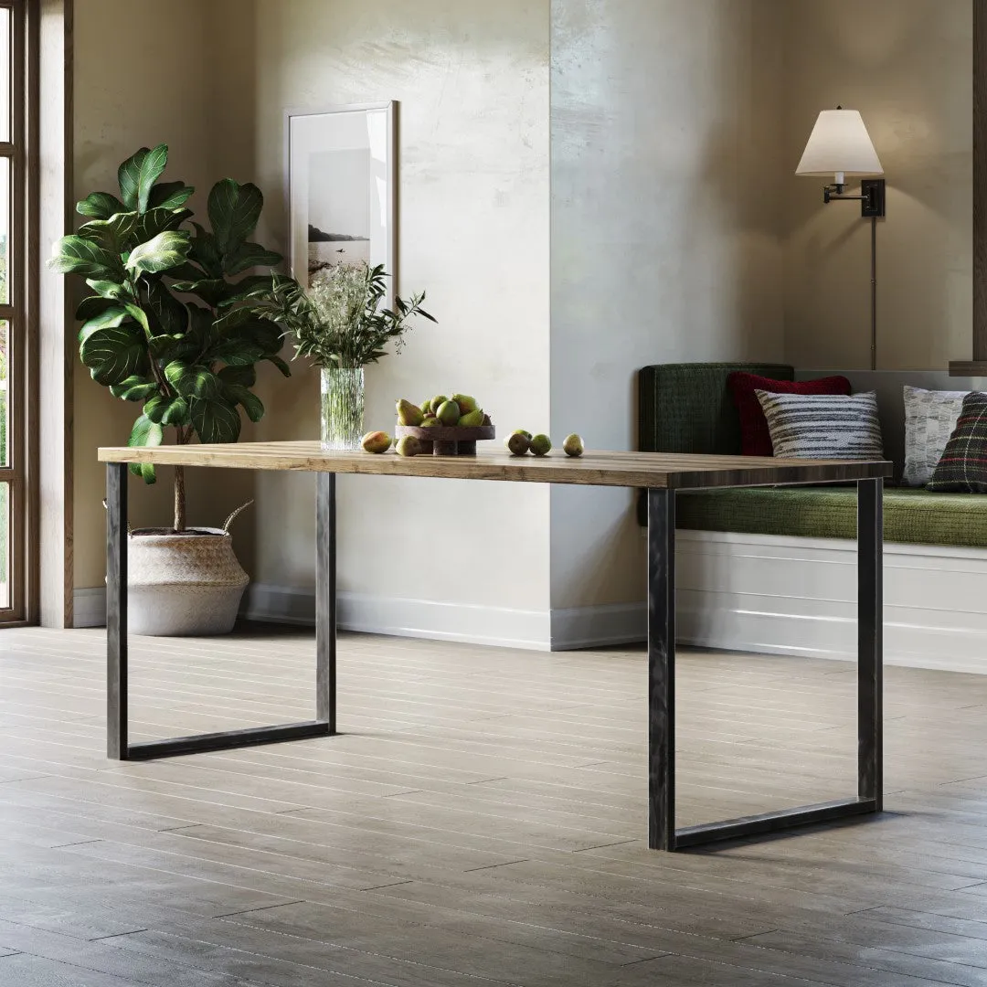 Dining Table Nº 1 - Gun Metal / Pine