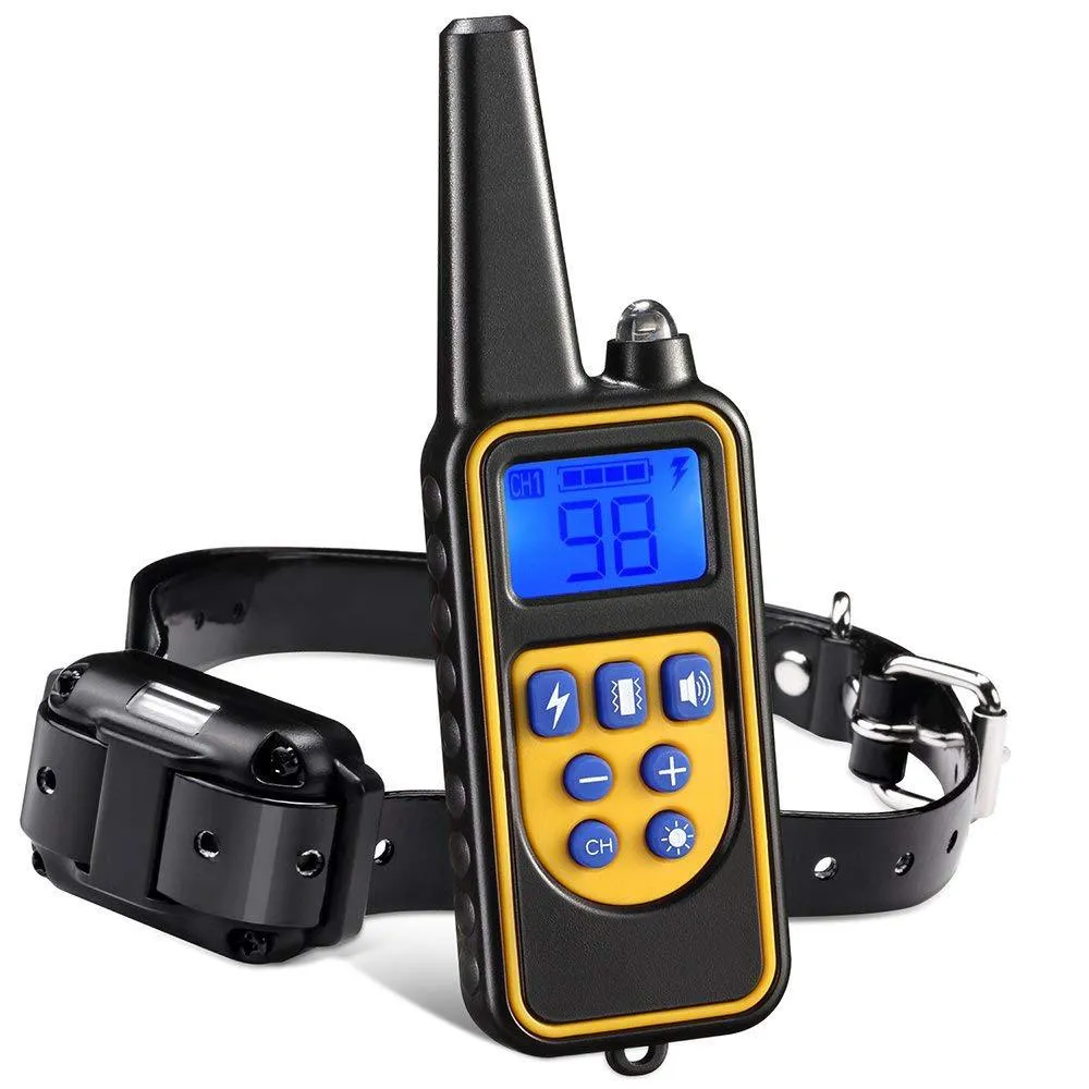 Dog Training Collar Dog Trainer Electric Remote Control Night Vision Backlight Training Aids