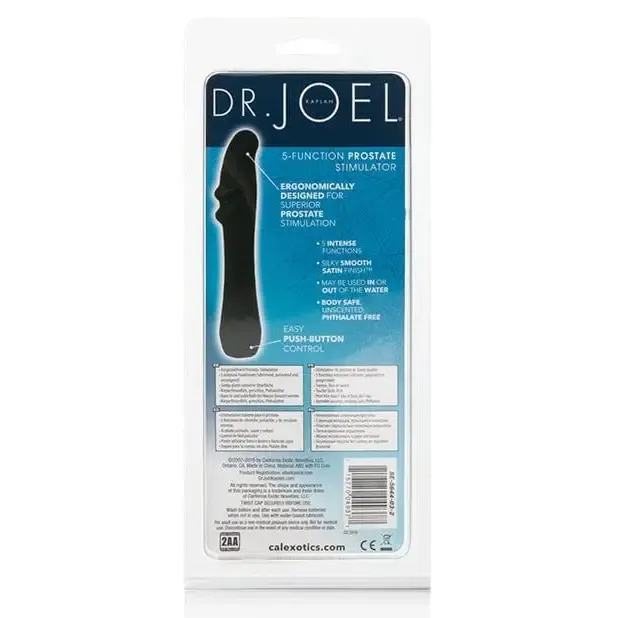 Dr Joel Kaplan 6.5" 5 Function Prostate Stimulator - Black