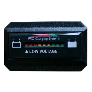 Dual Pro Battery Fuel Gauge - DeltaView? Link Compatible - Rectangle - 48V System (4-12V Batteries, 8-6V Batteries, 6-8V Batteries)