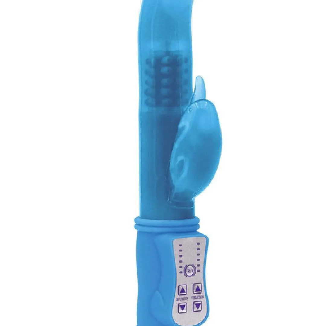 Firefly Glow In the Dark Jessica Rabbit Vibrator - Blue