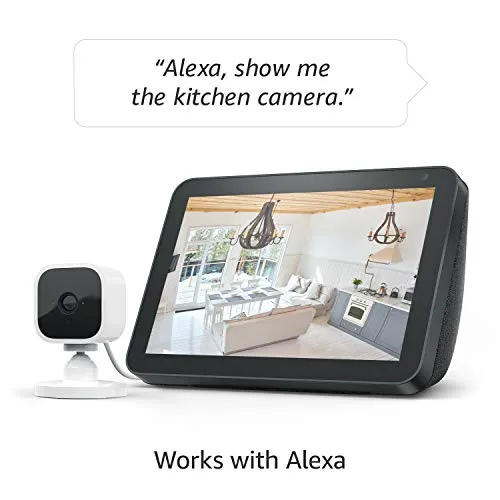 Introducing Blink Mini | Compact indoor plug-in smart security camera, 1080p HD video, motion detection, Works with Alexa | 2 Cameras