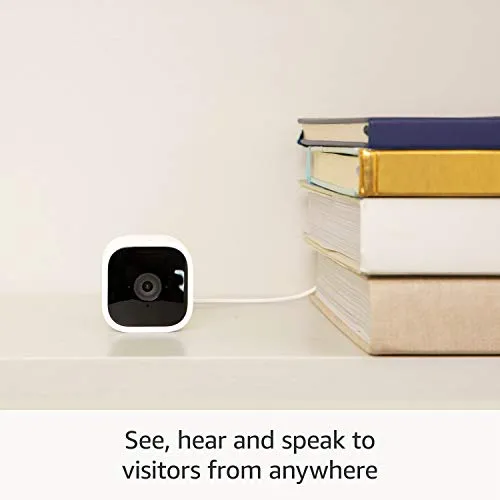 Introducing Blink Mini | Compact indoor plug-in smart security camera, 1080p HD video, motion detection, Works with Alexa | 2 Cameras