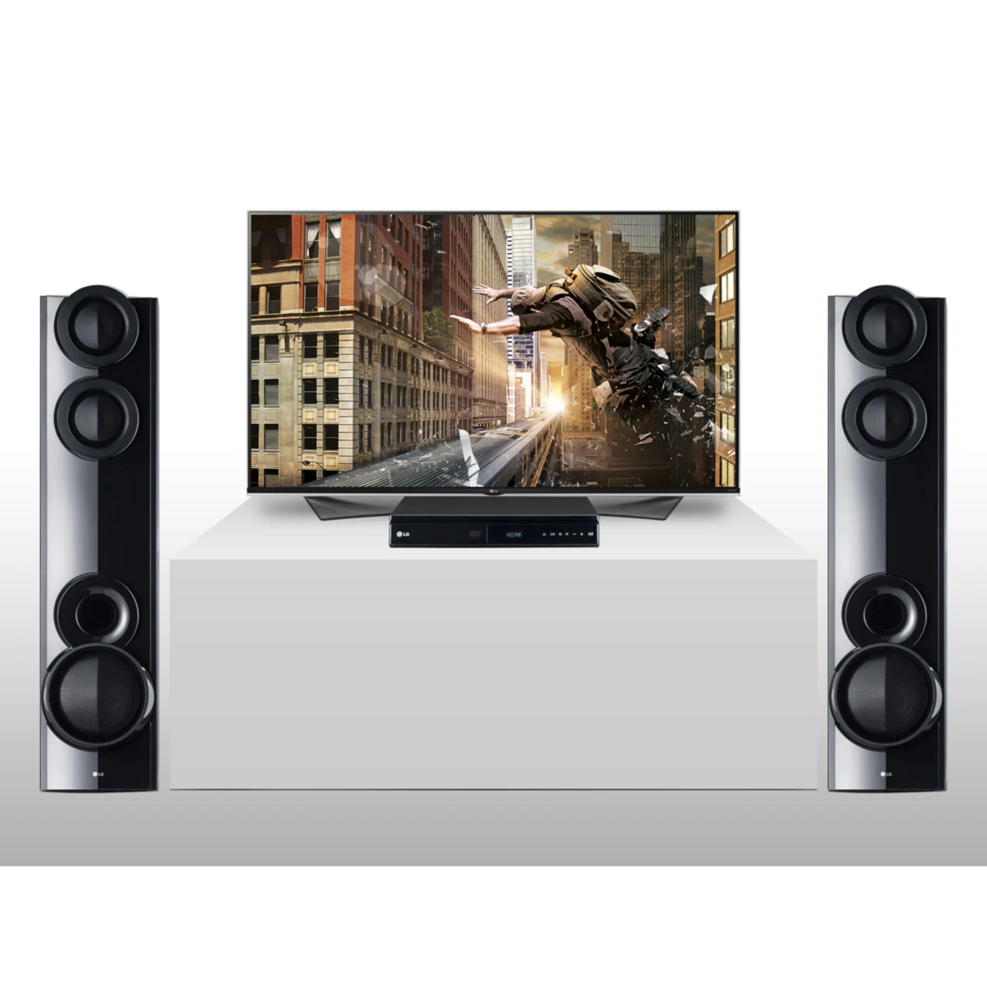 LG LHD675BG 4.2Ch 1000W Double SubWoofer DVD Bodyguard Home Theater System - Brand New