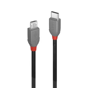 Lindy Anthra Line - Usb-C Cable - 24 Pin Usb-C To Micro-Usb Type B - 50 Cm