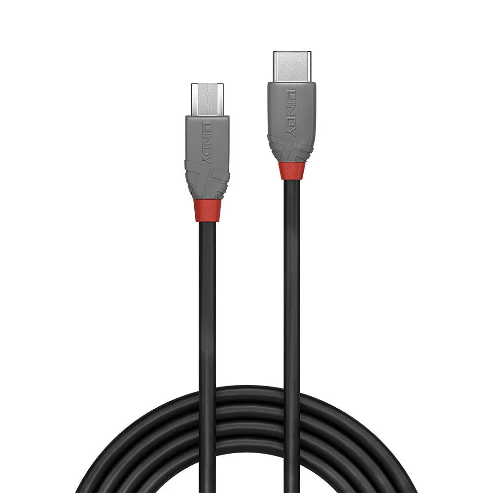 Lindy Anthra Line - Usb-C Cable - 24 Pin Usb-C To Micro-Usb Type B - 50 Cm