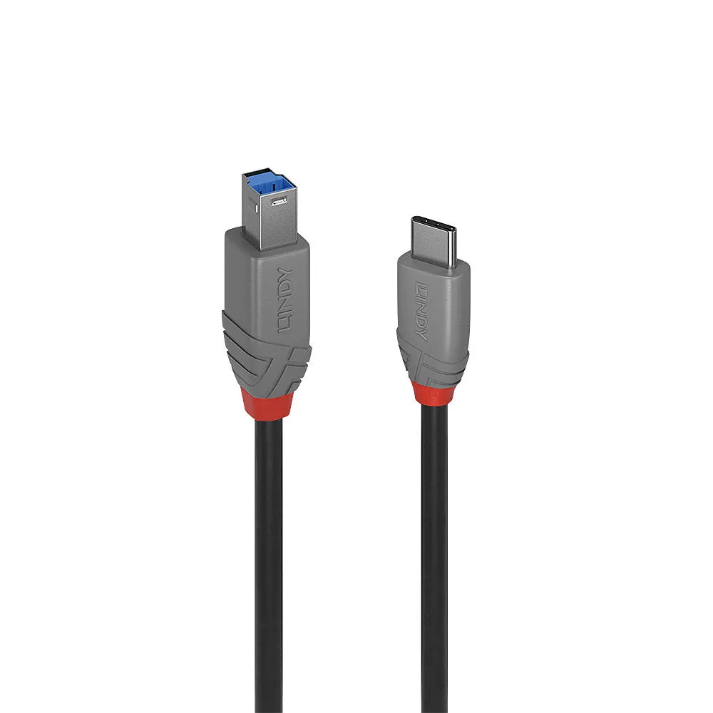 Lindy Anthra Line - Usb-C Cable - 24 Pin Usb-C To Usb Type B - 50 Cm