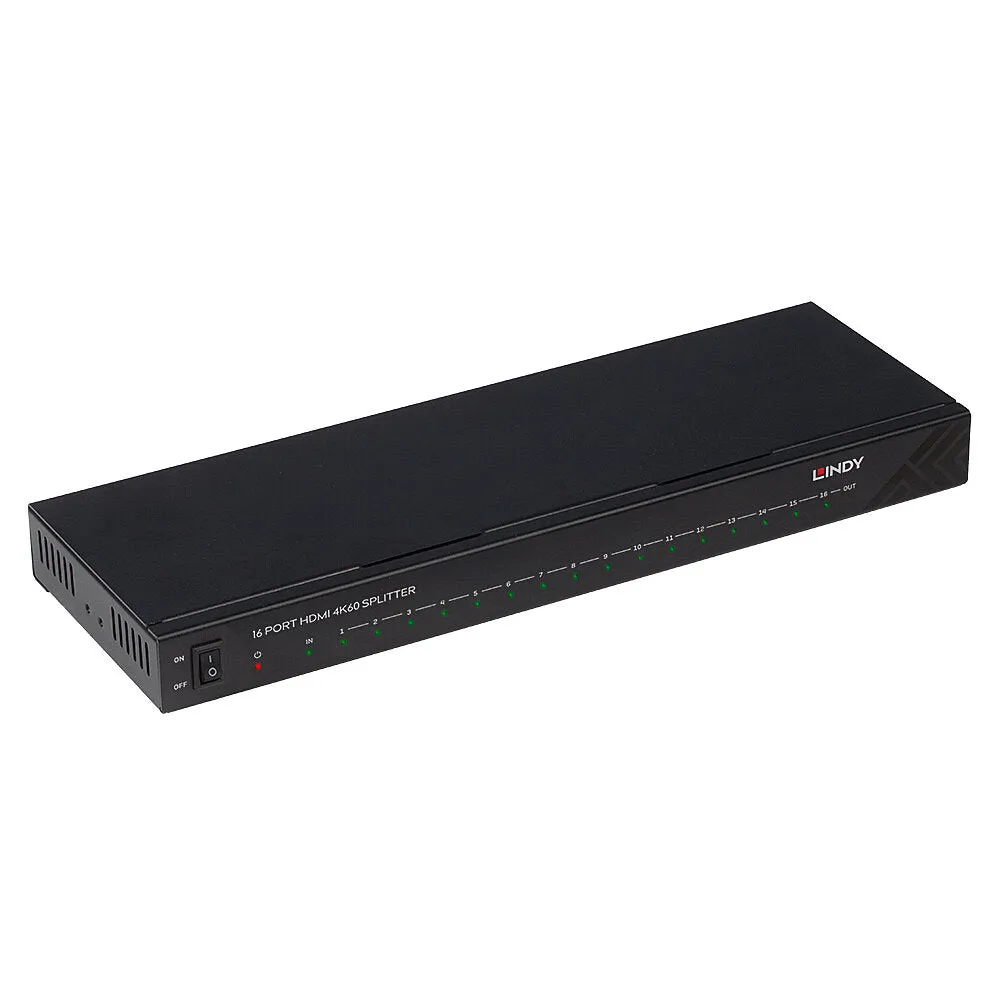 Lindy - Video/Audio Splitter - 16 Ports