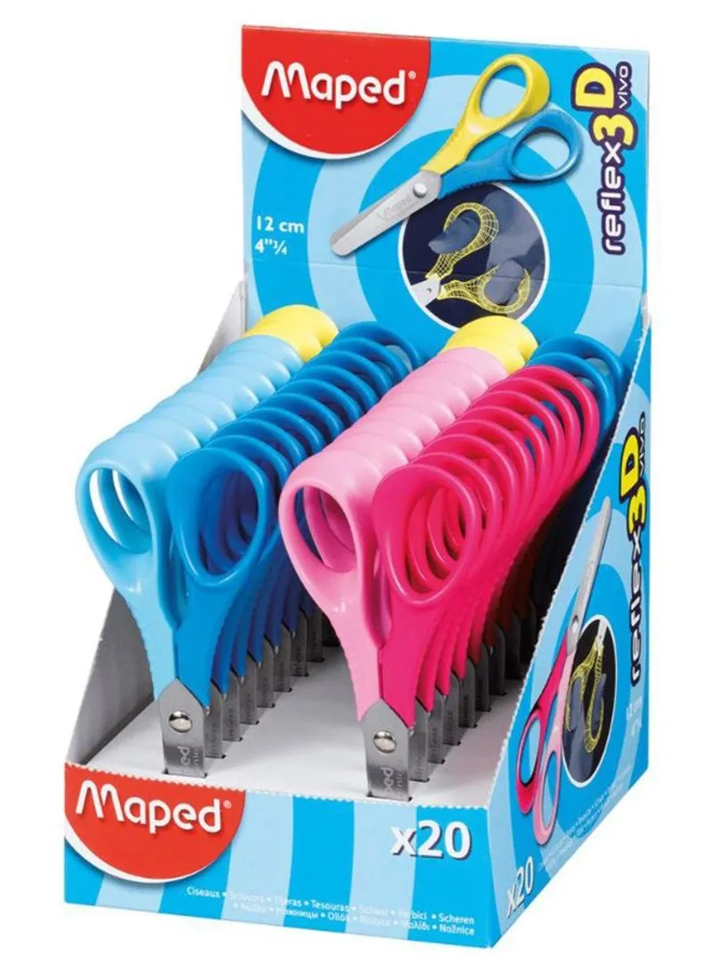 Maped Scissor 12cm Reflex Vivo 3D