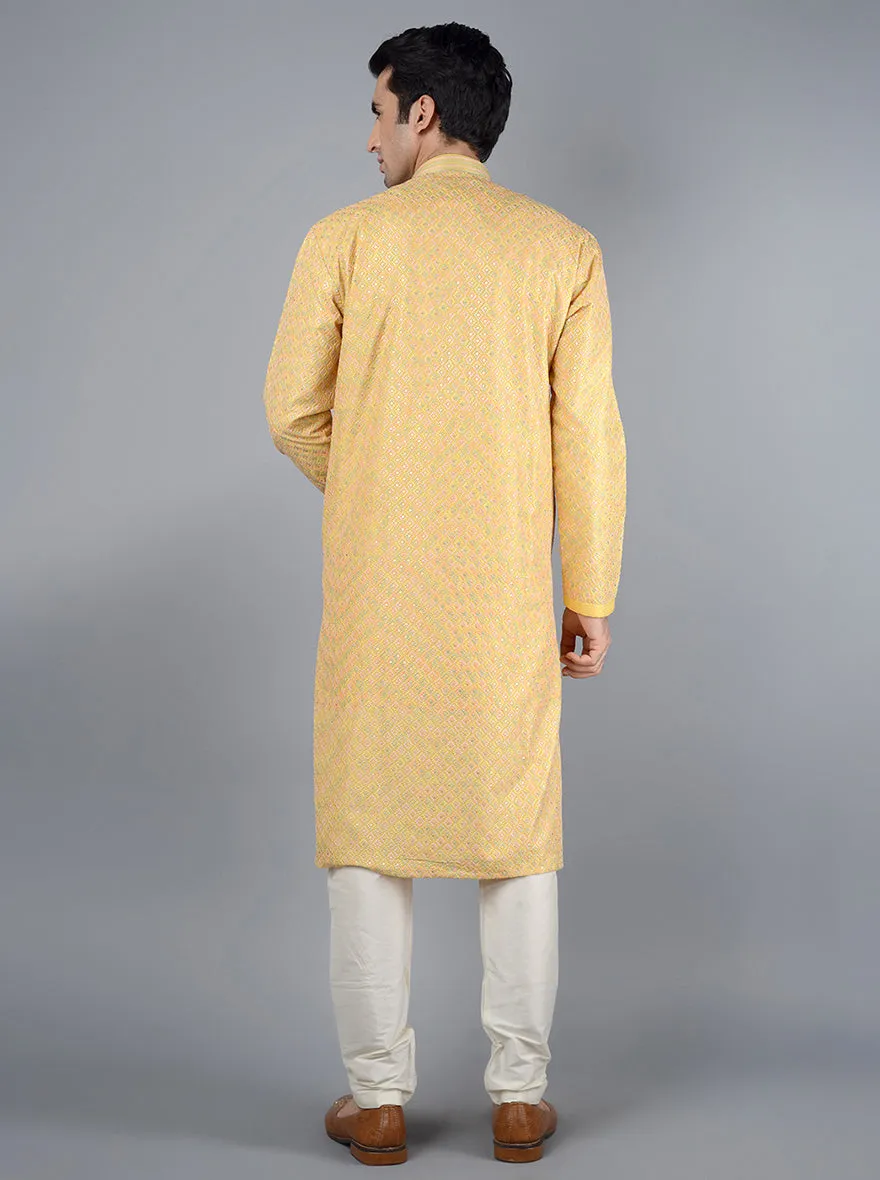 Multi Yellow Kurta Pajama | TULA