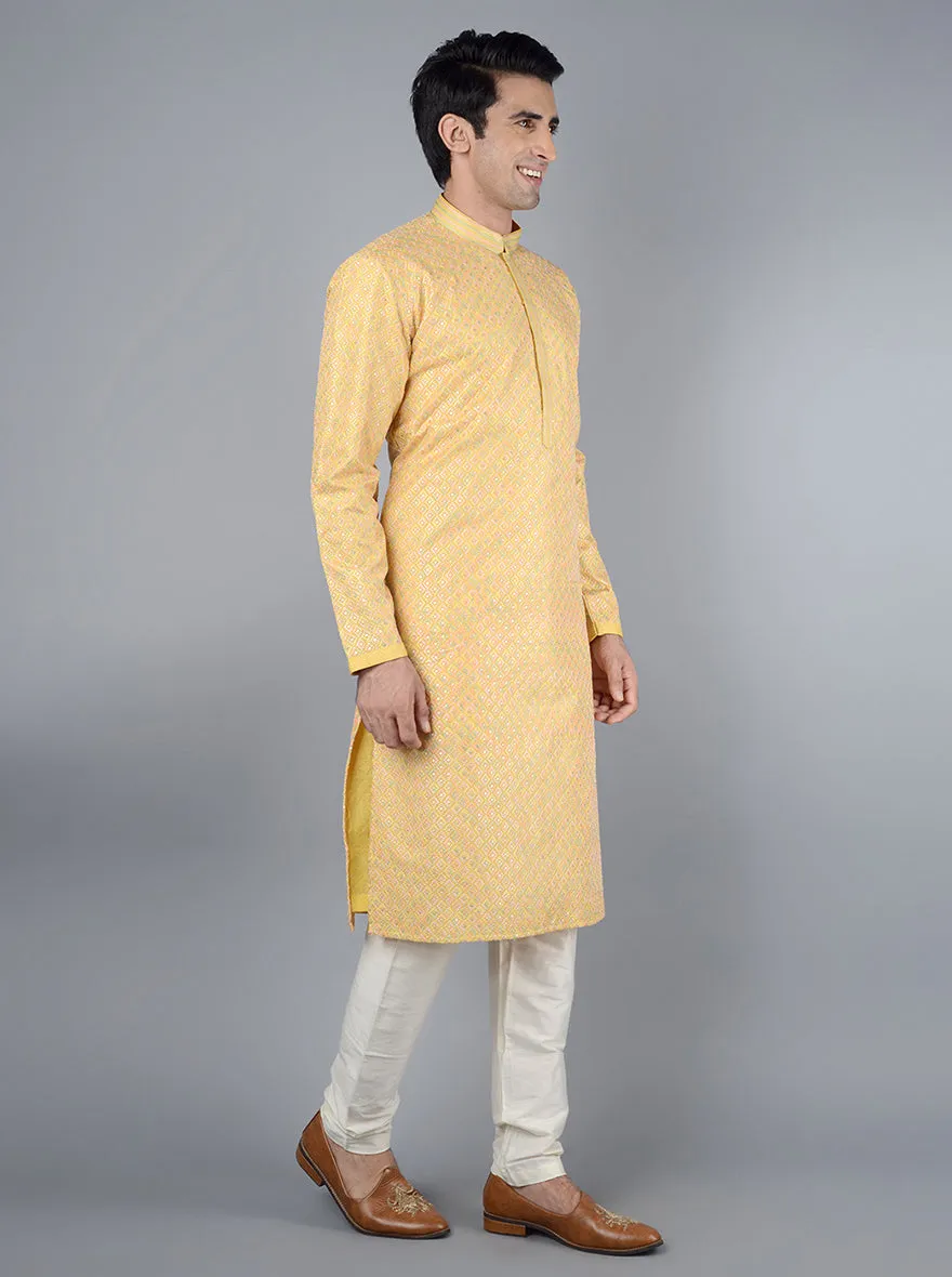 Multi Yellow Kurta Pajama | TULA