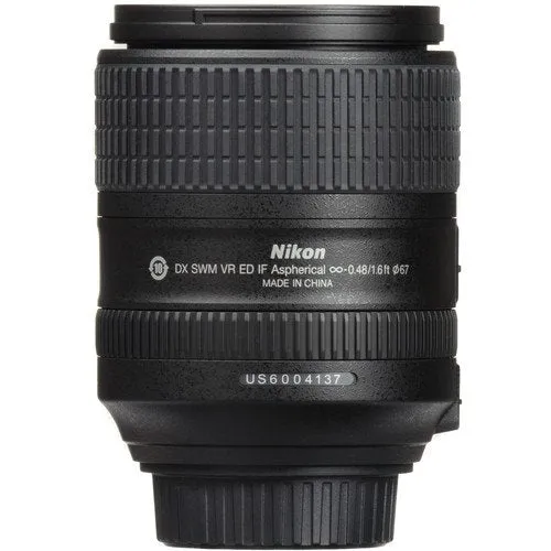 NIKON 18-300MM F/3.5-6.3G ED AF-S DX VR Lens with 1 Year Warranty, 12 in Flexible Tripod and 72 in Professional Bundle