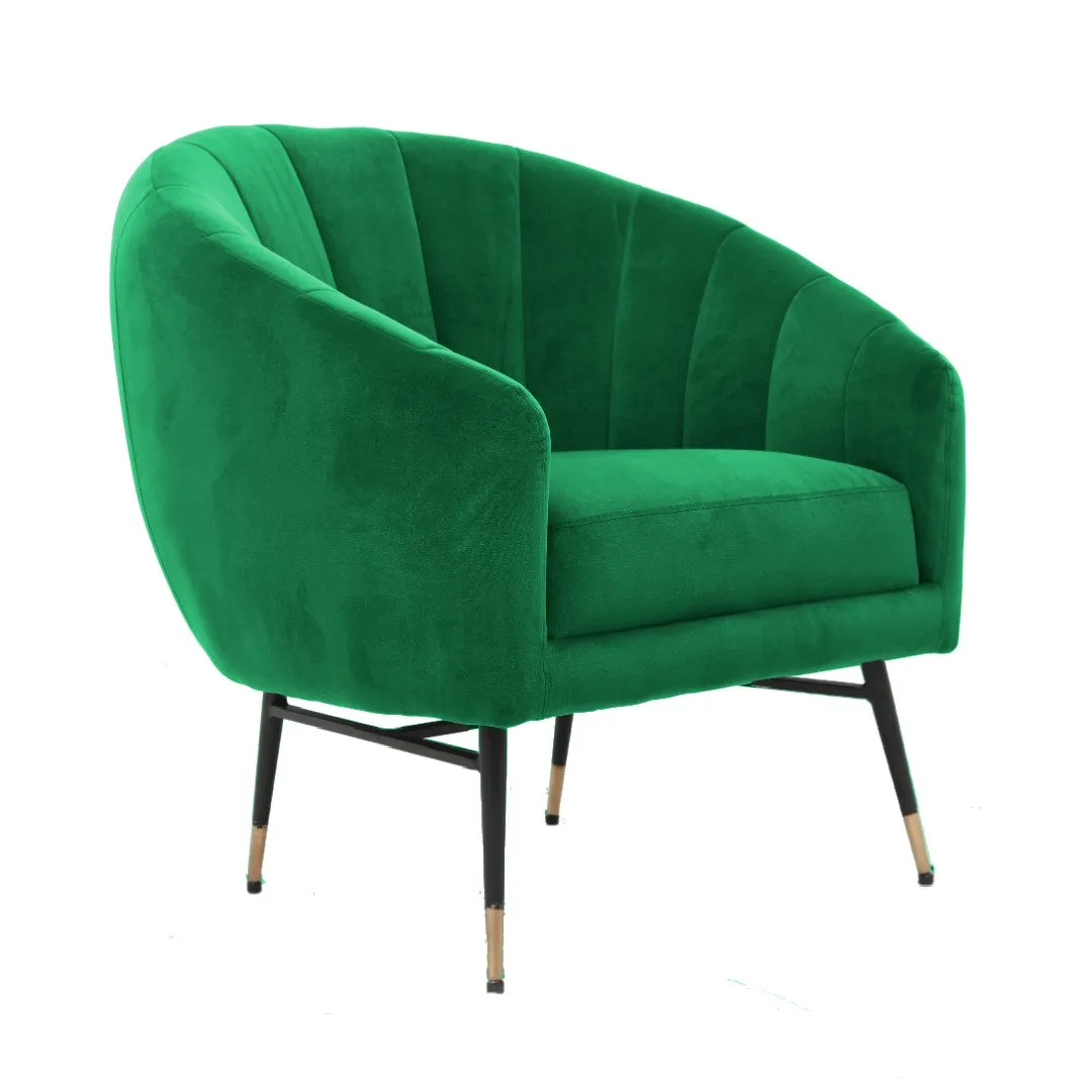 Palma Chair - Green Velvet