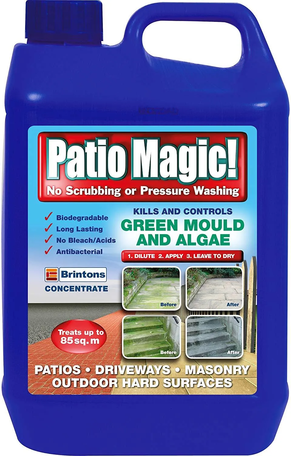 Patio Magic Concentrate For Patios, Paths & Driveways 2.5L