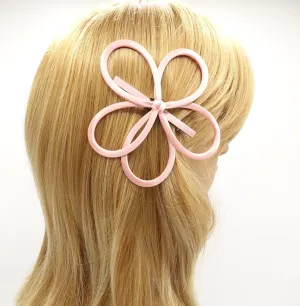 petal hair clip wired flower hair accessory for women