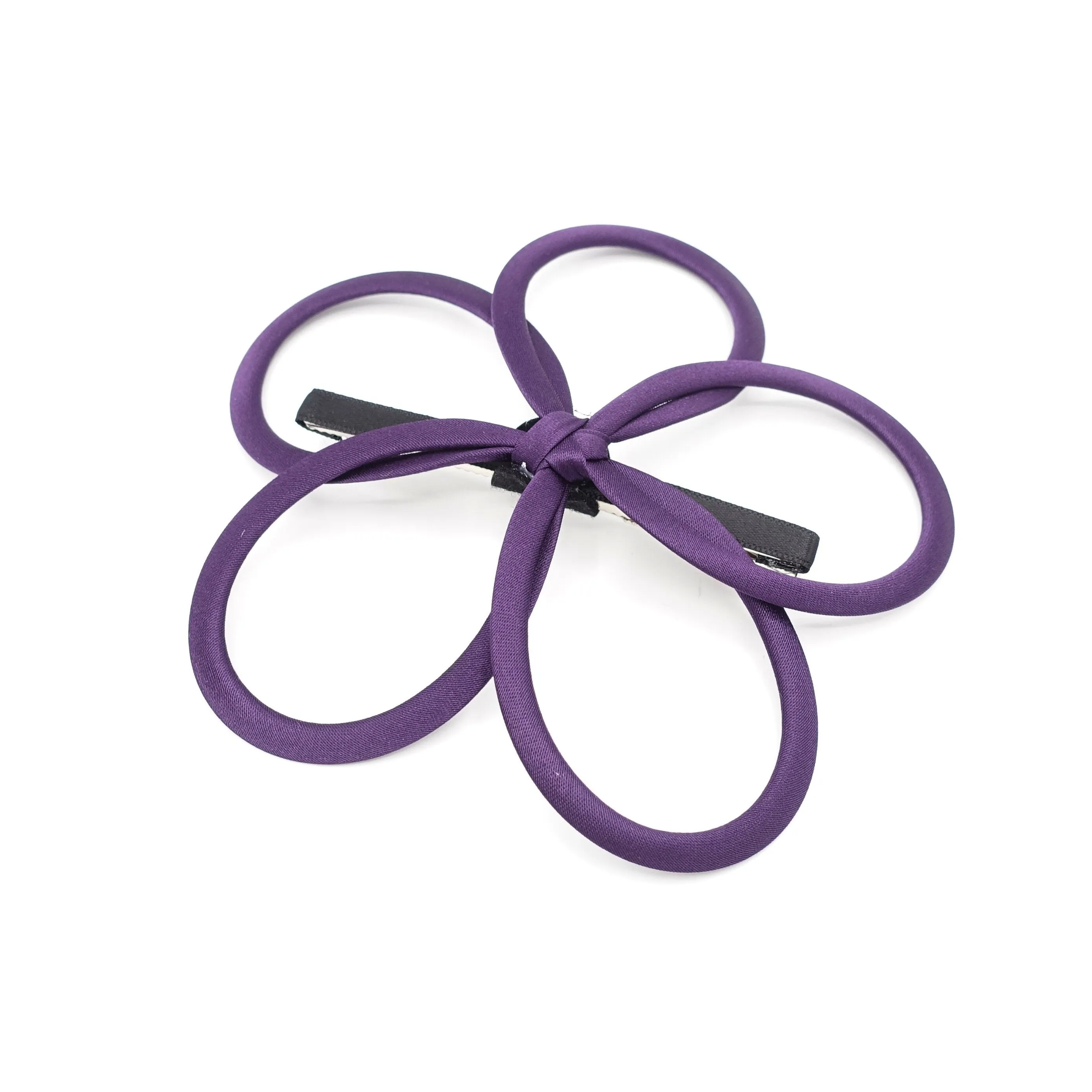 petal hair clip wired flower hair accessory for women