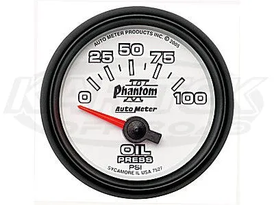 Phantom II 2-1/16" Short Sweep Electric Gauges Fuel Level (240 ? Empty/33 ? Full)