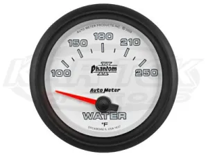 Phantom II 2-5/8" Short Sweep Electric Gauges Oil Pressure 0-100 PSI