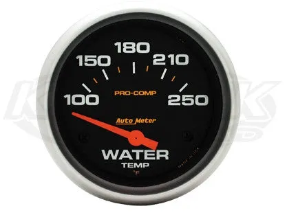 Pro-Comp 2-5/8" Short Sweep Electric Gauges Fuel Level (0 ? Empty/90 ? Full)