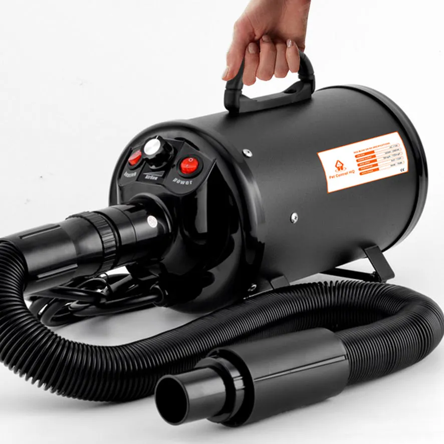 Professional Horse Grooming Dryer Kit - 2800W High-Velocity Equine Blow Dryer for Shedding with Neem Oil Shampoo