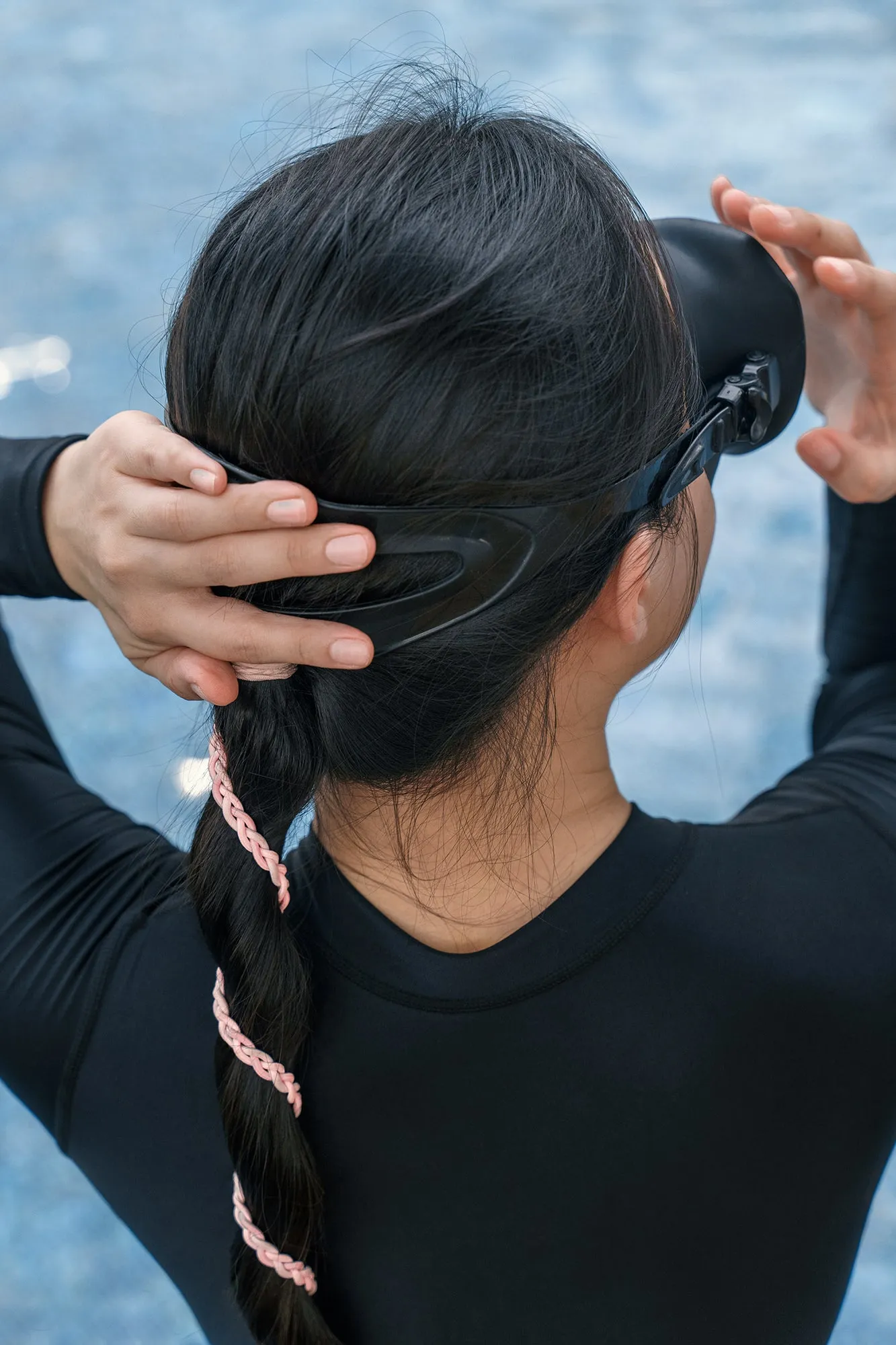 Rip Tie Tangle Free Hair Tie - Coral Crush