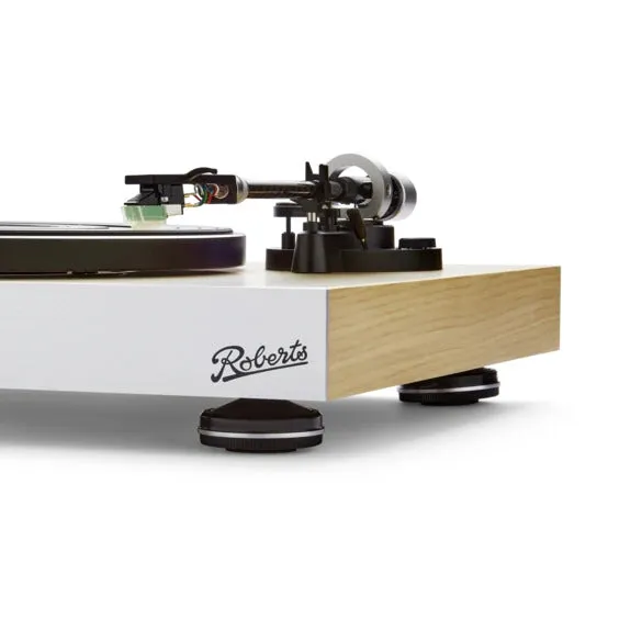 Roberts Stylus Luxe Direct Drive Turntable and Blutune 300 DAB  BT CD USB Sound System Wood HiFi Package