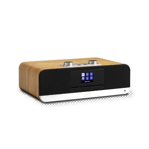 Roberts Stylus Luxe Direct Drive Turntable and Blutune 300 DAB  BT CD USB Sound System Wood HiFi Package