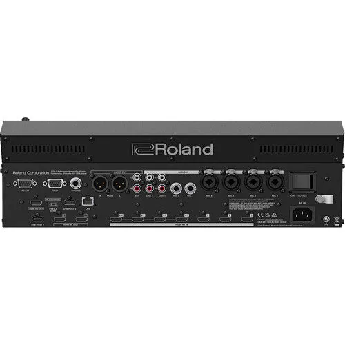 Roland VR-400UHD 4K AV Mixer Package with APC UPS, Gator Carry Bag, and HDMI Cables for Pro Streaming