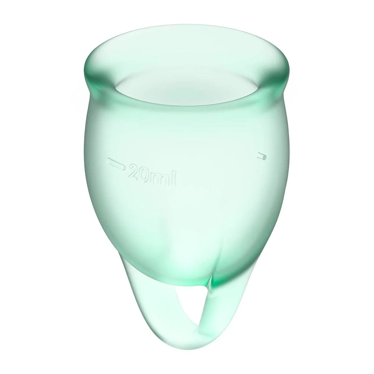 Satisfyer Feel Confident Menstrual Cups Turquoise