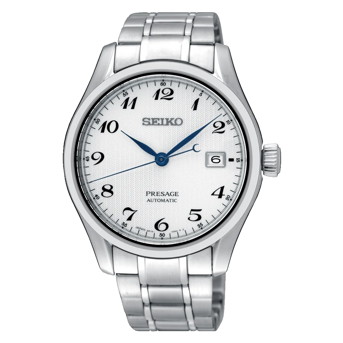 Seiko Presage (Japan Made) Automatic Silver Stainless Steel Band Watch SPB063J1 (Not For EU Buyers) (LOCAL BUYERS ONLY)