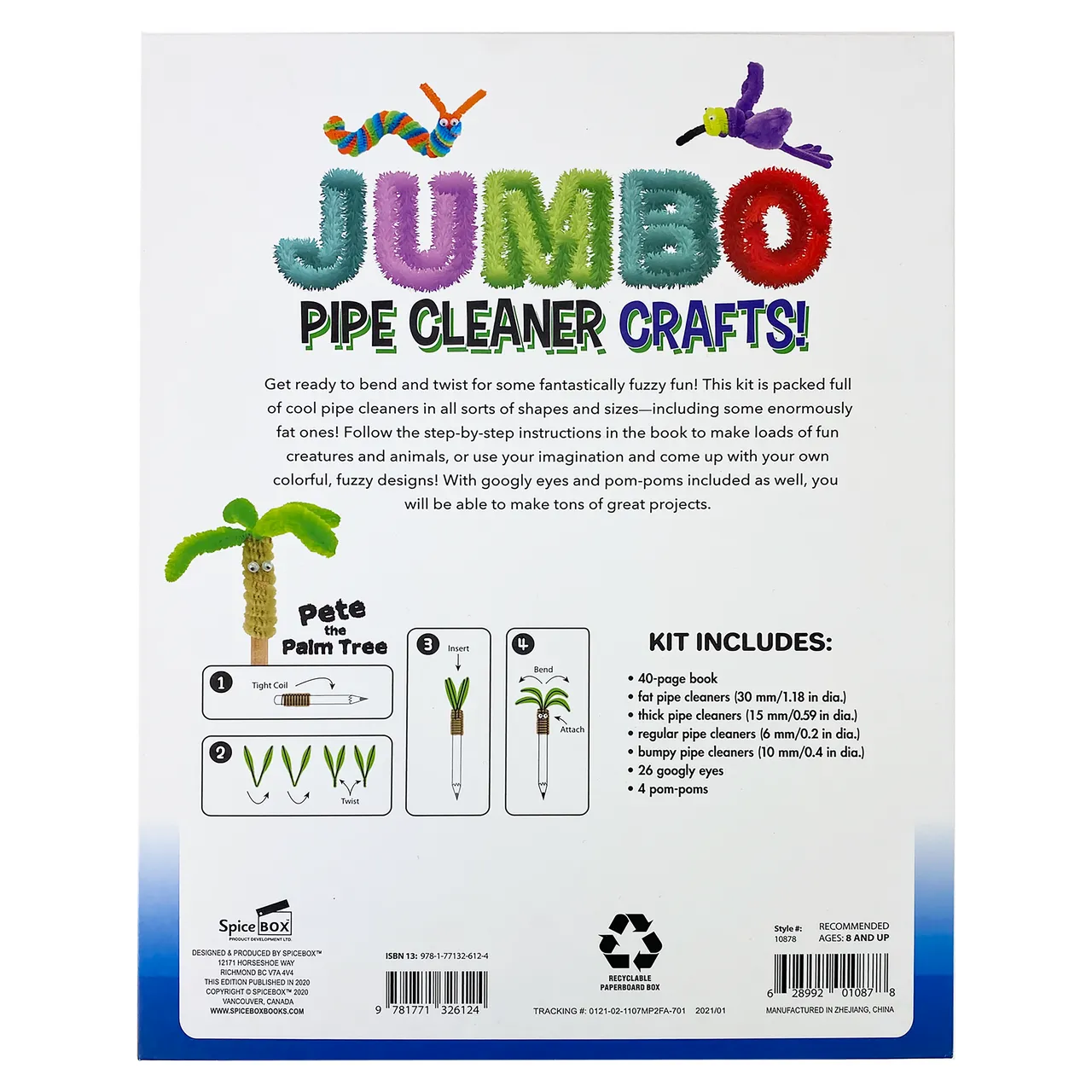 Spicebox Make & Play Jumbo Pipe Cleaner Crafts