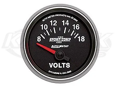 Sport-Comp II 2-1/16" Short Sweep Electric Gauges Oil Pressure 0-100 PSI