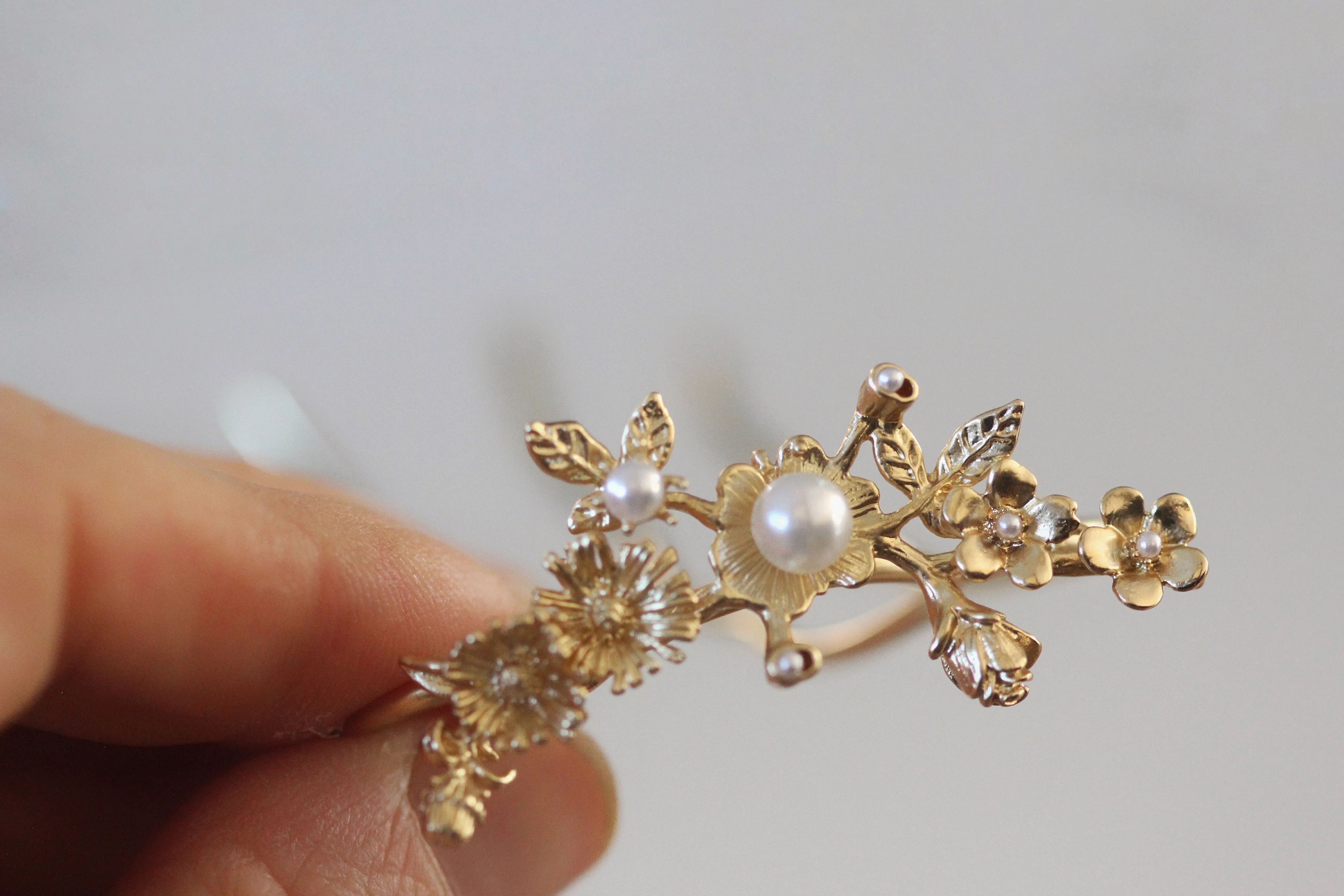 Spring Bloom Floral Hair Prong