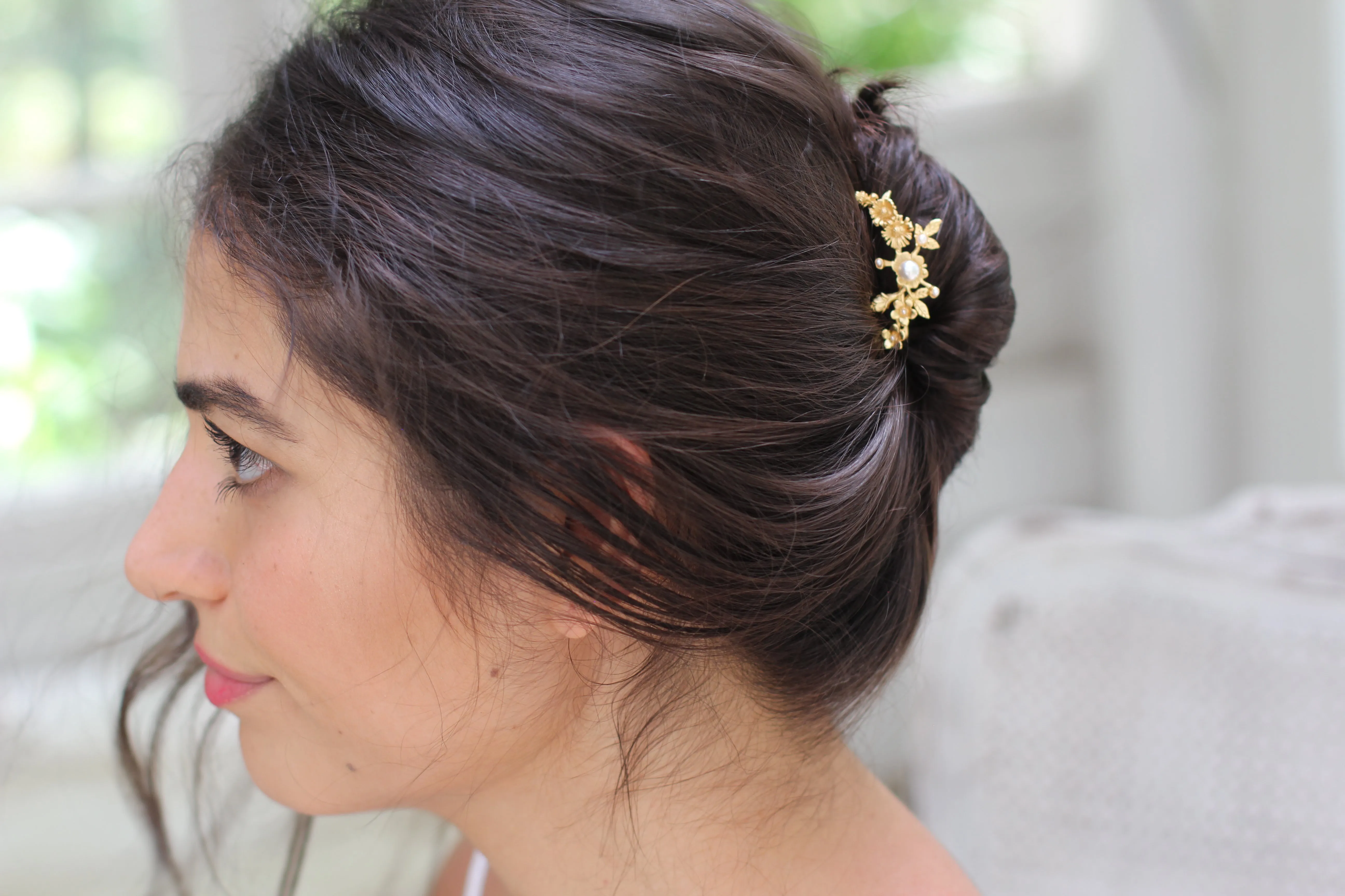 Spring Bloom Floral Hair Prong