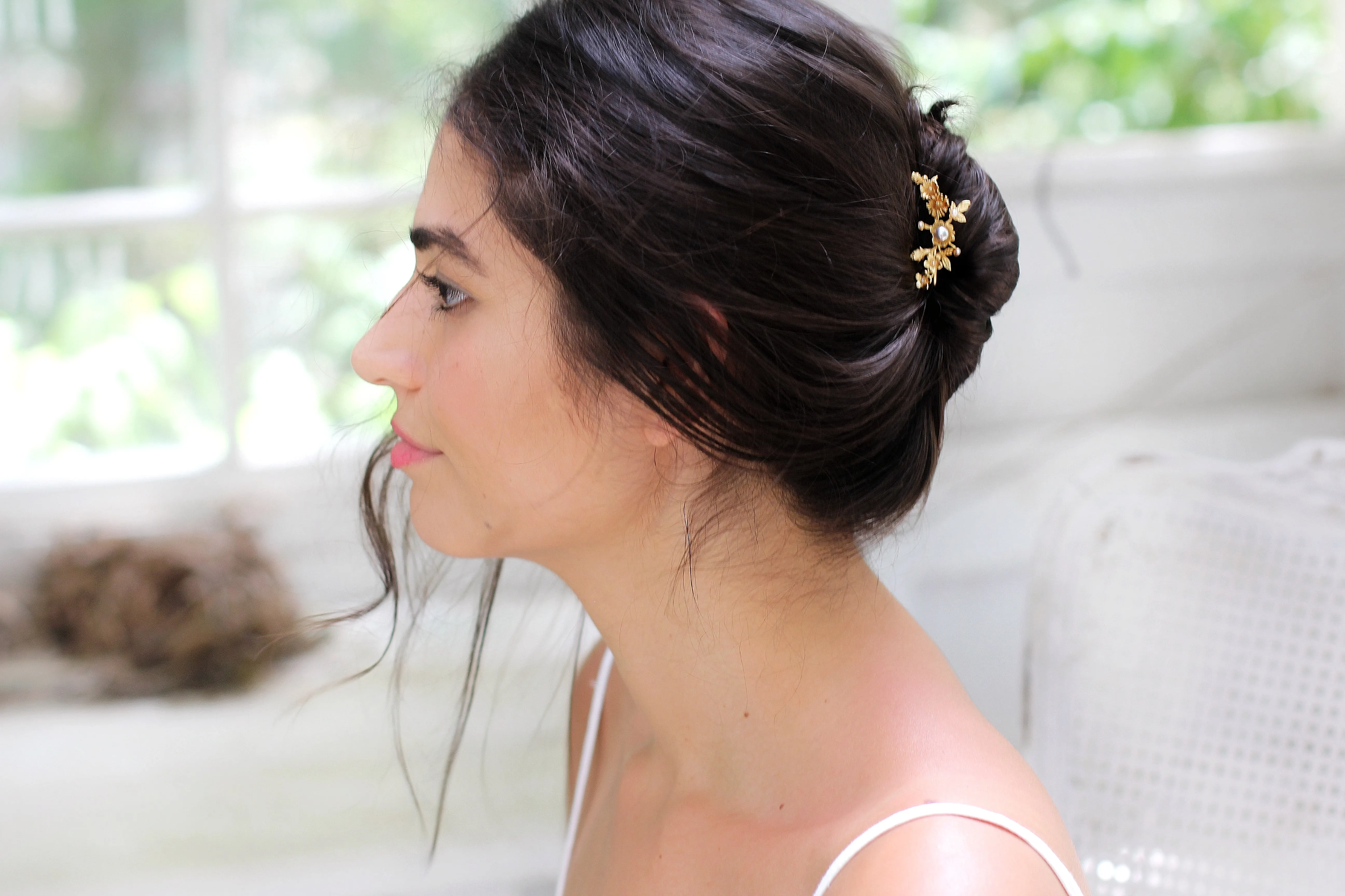 Spring Bloom Floral Hair Prong