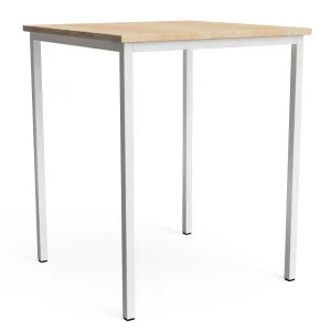 Square Table Nº 1 - White / Solid Oak